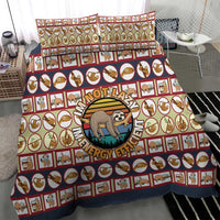 Sloth I'm Not Lazy I'm Energy Efficient Christmas Bedding Set Xmas Holiday Patterns - Wonder Print Shop