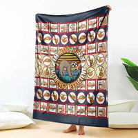Sloth I'm Not Lazy I'm Energy Efficient Christmas Blanket Xmas Holiday Patterns - Wonder Print Shop