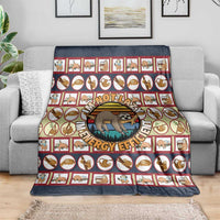 Sloth I'm Not Lazy I'm Energy Efficient Christmas Blanket Xmas Holiday Patterns - Wonder Print Shop