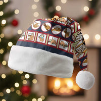 Sloth I'm Not Lazy I'm Energy Efficient Christmas Santa Hat Xmas Holiday Patterns - Wonder Print Shop