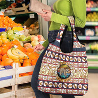 Sloth I'm Not Lazy I'm Energy Efficient Christmas Grocery Bag Xmas Holiday Patterns - Wonder Print Shop