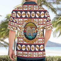 Sloth I'm Not Lazy I'm Energy Efficient Christmas Hawaiian Shirt Xmas Holiday Patterns - Wonder Print Shop