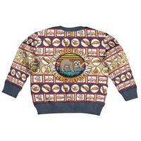 Sloth I'm Not Lazy I'm Energy Efficient Christmas Kid Ugly Christmas Sweater Xmas Holiday Patterns - Wonder Print Shop