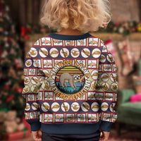 Sloth I'm Not Lazy I'm Energy Efficient Christmas Kid Ugly Christmas Sweater Xmas Holiday Patterns - Wonder Print Shop