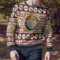 Sloth I'm Not Lazy I'm Energy Efficient Christmas Ugly Christmas Sweater Xmas Holiday Patterns - Wonder Print Shop