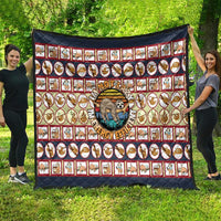 Sloth I'm Not Lazy I'm Energy Efficient Christmas Quilt Xmas Holiday Patterns - Wonder Print Shop