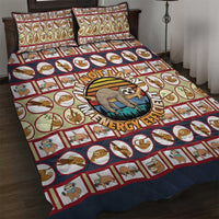 Sloth I'm Not Lazy I'm Energy Efficient Christmas Quilt Bed Set Xmas Holiday Patterns - Wonder Print Shop