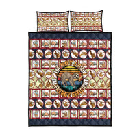 Sloth I'm Not Lazy I'm Energy Efficient Christmas Quilt Bed Set Xmas Holiday Patterns - Wonder Print Shop