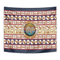 Sloth I'm Not Lazy I'm Energy Efficient Christmas Tapestry Xmas Holiday Patterns - Wonder Print Shop