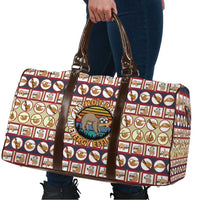 Sloth I'm Not Lazy I'm Energy Efficient Christmas Travel Bag Xmas Holiday Patterns - Wonder Print Shop