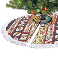 Sloth I'm Not Lazy I'm Energy Efficient Christmas Tree Skirt Xmas Holiday Patterns - Wonder Print Shop