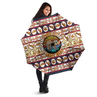 Sloth I'm Not Lazy I'm Energy Efficient Christmas Umbrella Xmas Holiday Patterns - Wonder Print Shop