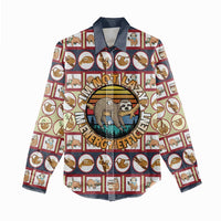 Sloth I'm Not Lazy I'm Energy Efficient Christmas Women Casual Shirt Xmas Holiday Patterns - Wonder Print Shop