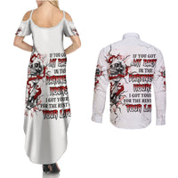 If You Got My Back In The Darkest Hours Couples Matching Summer Maxi Dress and Long Sleeve Button Shirt - Wonder Print Shop