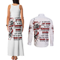 If You Got My Back In The Darkest Hours Couples Matching Tank Maxi Dress and Long Sleeve Button Shirt - Wonder Print Shop