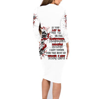 If You Got My Back In The Darkest Hours Family Matching Long Sleeve Bodycon Dress and Hawaiian Shirt - Wonder Print Shop
