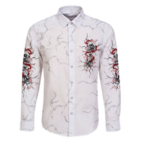 If You Got My Back In The Darkest Hours Family Matching Off Shoulder Long Sleeve Dress and Hawaiian Shirt - Wonder Print Shop