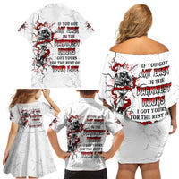 If You Got My Back In The Darkest Hours Family Matching Off Shoulder Short Dress and Hawaiian Shirt - Wonder Print Shop