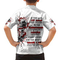 If You Got My Back In The Darkest Hours Family Matching Short Sleeve Bodycon Dress and Hawaiian Shirt - Wonder Print Shop