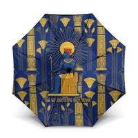 Amun Umbrella Ancient Egyptian Hieroglyphic, Pharaoh and Scarab - Wonder Print Shop