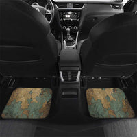 Anubis Car Mats Ancient Egyptian Aged Papyrus, Scales of Justice, and Egyptian Hieroglyph - Wonder Print Shop