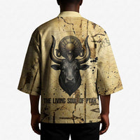 Apis Kimono Ancient Egyptian Papyrus Map, Egyptian Crown Bull Illustration - Wonder Print Shop