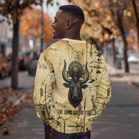 Apis Sweatshirt Ancient Egyptian Papyrus Map, Egyptian Crown Bull Illustration - Wonder Print Shop