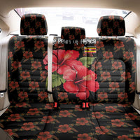 Uganda Back Car Seat Cover with Hibiscus Flower Pattern and The Pearl of Africa Text