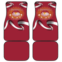 Latvia Car Mats with Freedom Monument and Doves Graphic – 18 November 1918 Design