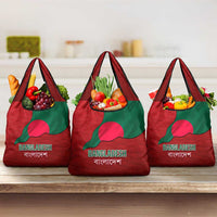 Bangladesh Grocery Bag with National Flag Design and Bengali Script