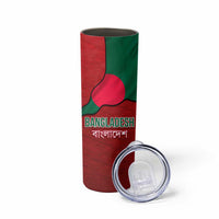 Bangladesh Skinny Tumbler with National Flag Design and Bengali Script