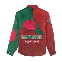 Bangladesh Women Casual Shirt with National Flag Design and Bengali Script