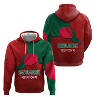Bangladesh Zip Hoodie with National Flag Design and Bengali Script
