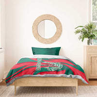Bangladesh Bedding Set with Tiger Bengal Design and National Emblem Motif