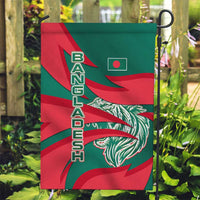 Bangladesh Garden Flag with Tiger Bengal Design and National Emblem Motif