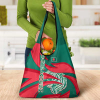Bangladesh Grocery Bag with Tiger Bengal Design and National Emblem Motif