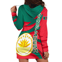 Bangladesh Hoodie Dress with Tiger Bengal Design and National Emblem Motif