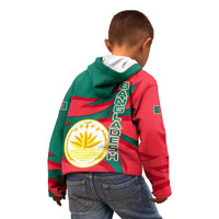 Bangladesh Kid Hoodie with Tiger Bengal Design and National Emblem Motif