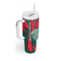 Bangladesh Tumbler With Handle with Tiger Bengal Design and National Emblem Motif