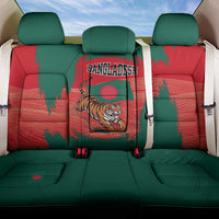 Bangladesh Flag Back Car Seat Cover with Royal Bengal Tiger Design