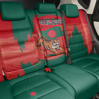Bangladesh Flag Back Car Seat Cover with Royal Bengal Tiger Design