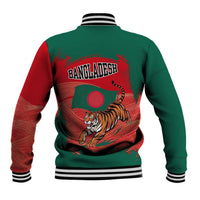 Bangladesh Flag Baseball Jacket with Royal Bengal Tiger Design