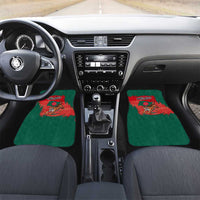 Bangladesh Flag Car Mats with Royal Bengal Tiger Design