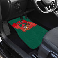 Bangladesh Flag Car Mats with Royal Bengal Tiger Design