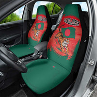 Bangladesh Flag Car Seat Cover with Royal Bengal Tiger Design