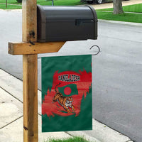 Bangladesh Flag Garden Flag with Royal Bengal Tiger Design