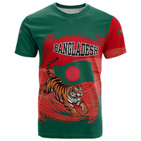 Bangladesh Flag T Shirt with Royal Bengal Tiger Design