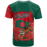 Bangladesh Flag T Shirt with Royal Bengal Tiger Design