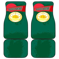 Bangladesh Chittagong Heritage Car Mats with National Emblem and Flag