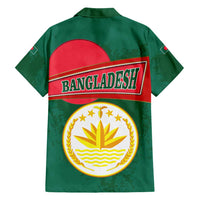 Bangladesh Chittagong Heritage Family Matching Off Shoulder Maxi Dress and Hawaiian Shirt with National Emblem and Flag